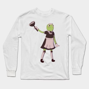 Frog with maid dress Long Sleeve T-Shirt